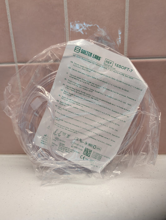 EXTRA SOFT - Nasal Cannula with 7 ft Oxygen Tubing